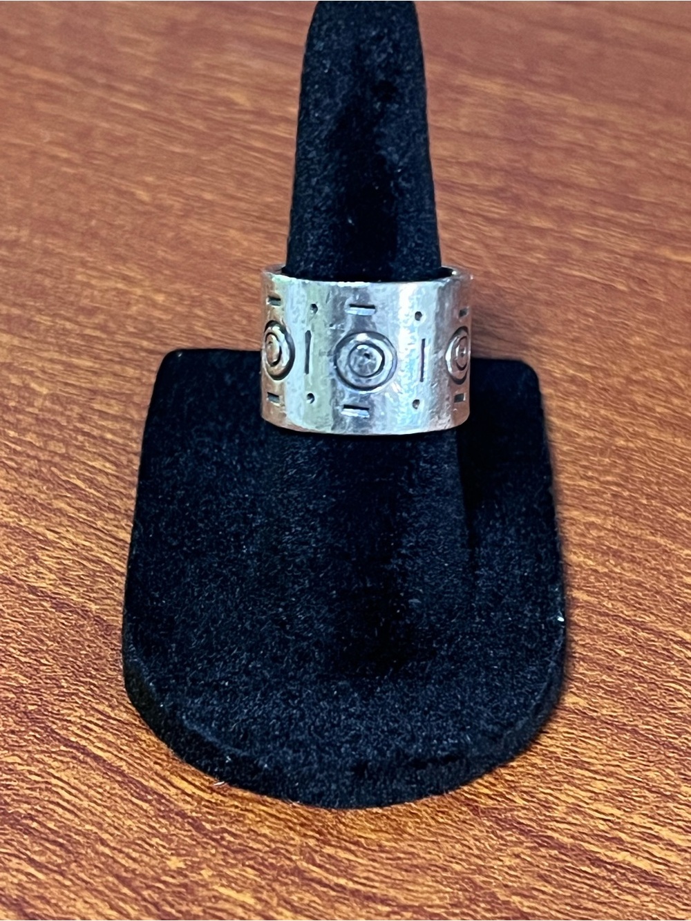 Wide Sterling Silver Band Ring